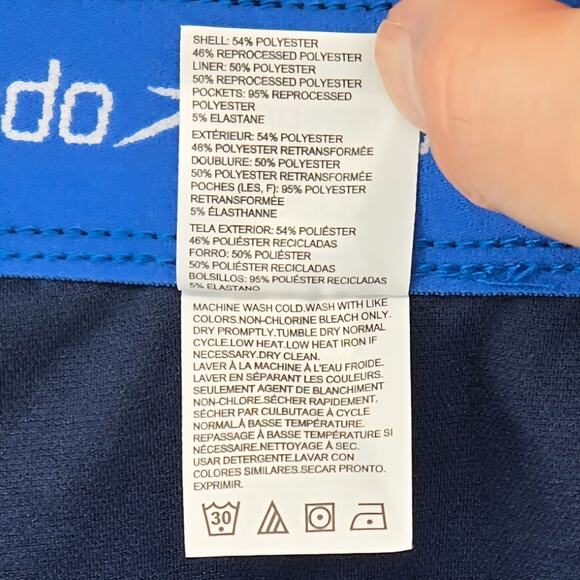 Speedo Mens Swim Trunks Blue Size XXL‎ Marina Flex Volley 17" Pocket NWT - Picture 13 of 13